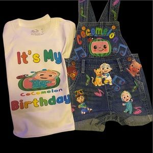 Overall jumpers pants shirt